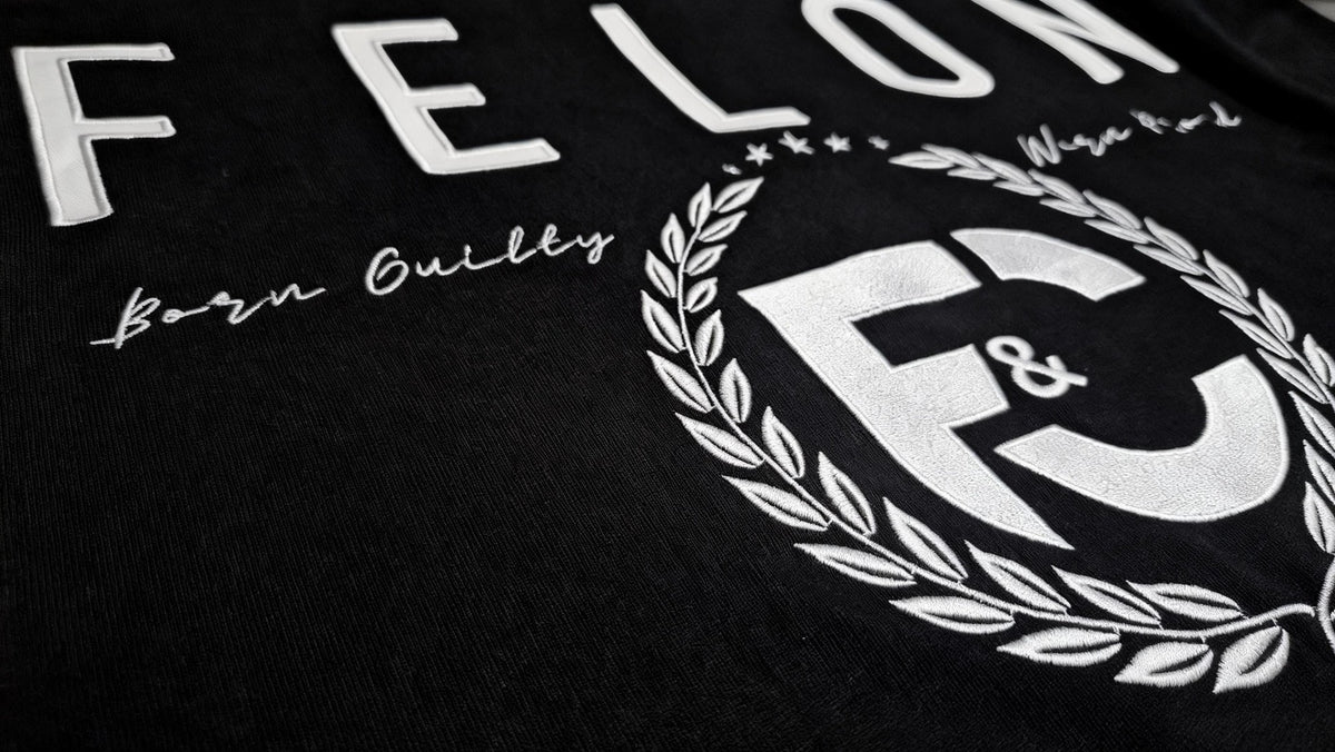 Signature Felon &Co. Oversized Embroidered Tee