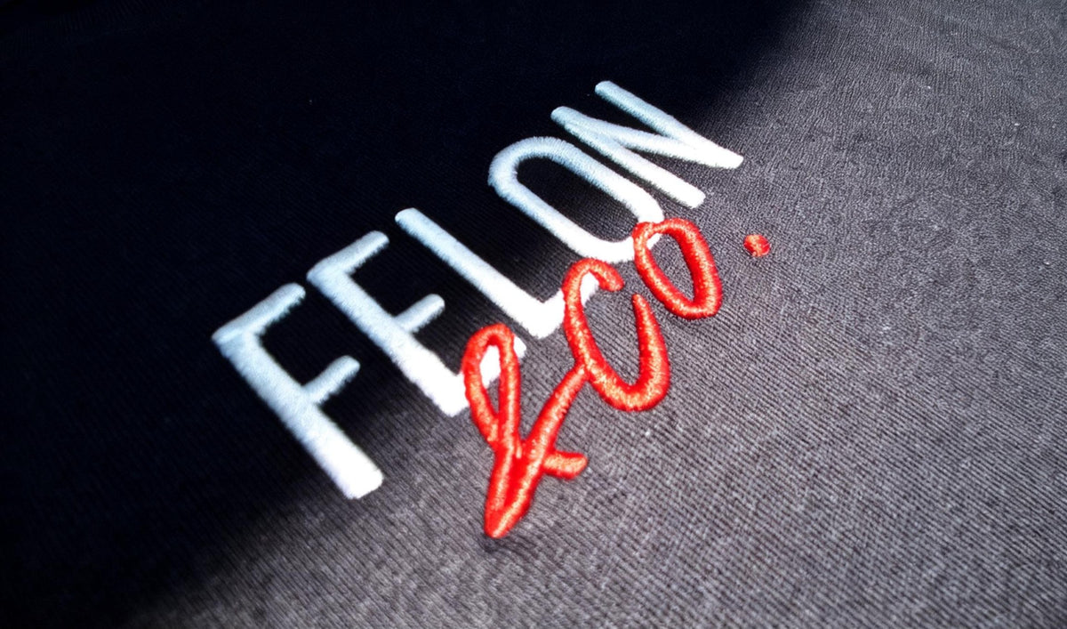 Signature Felon &Co. Oversized Embroidered Tee